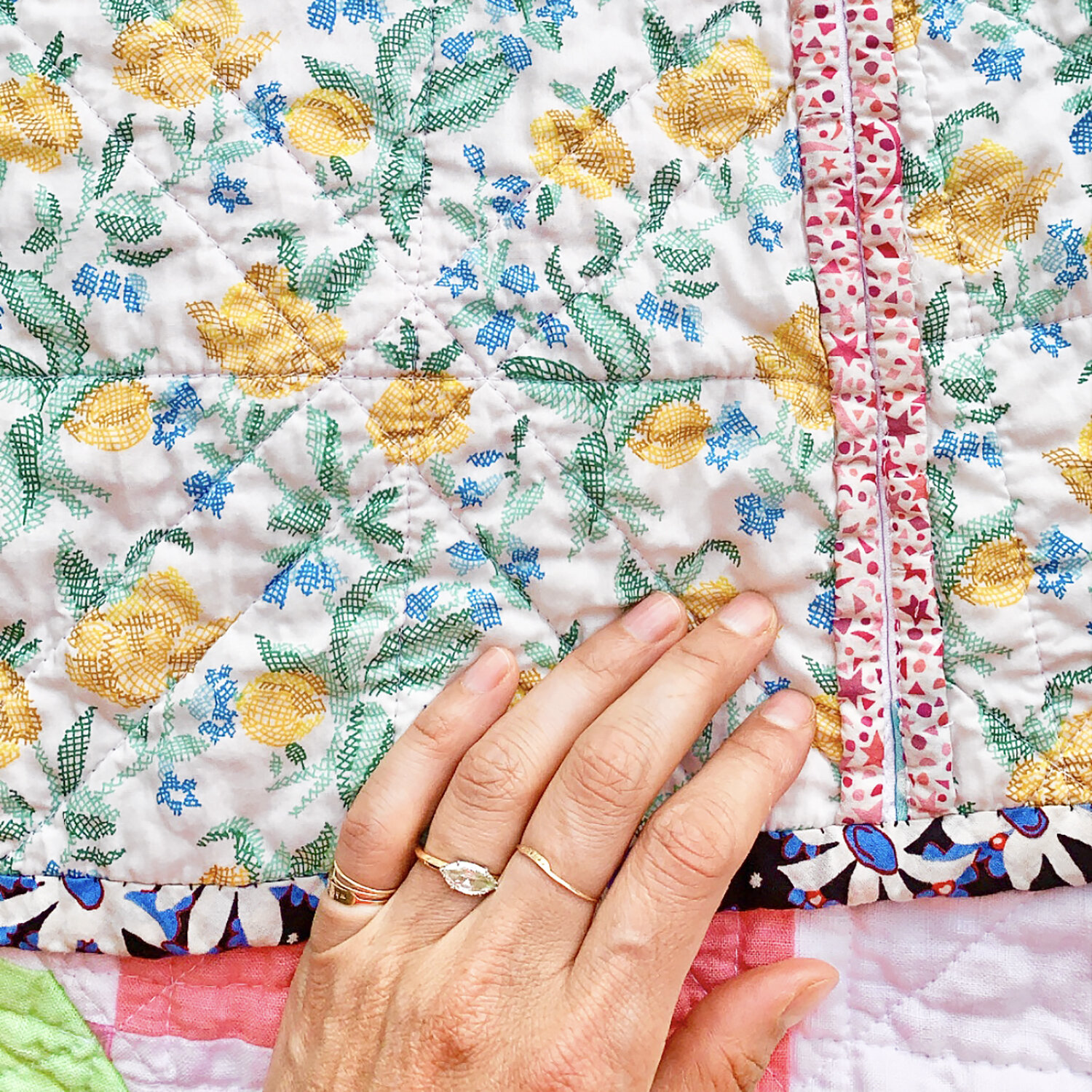 MY QUILTED DREAM COAT: Part 2, Pattern Placement, Quilting, and 